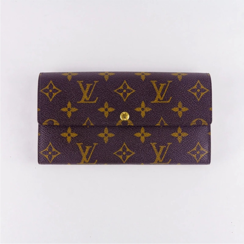 Louis Vuitton LV Long Wallet Monogram 7.4x4.2in Portefeuil Sarah With Box #A1037 - Picture 2 of 16